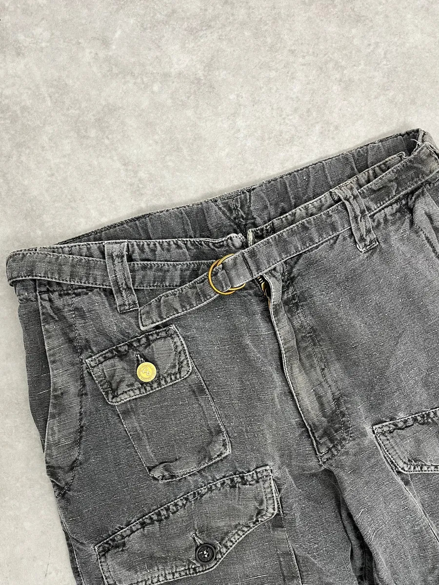 2000s Dolce & Gabbana Bondage Pure Grey Jeans TJXcZqC 4