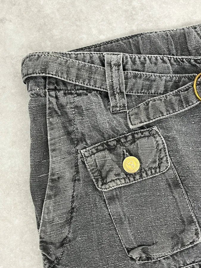 2000s Dolce & Gabbana Bondage Pure Grey Jeans TJXcZqC 7