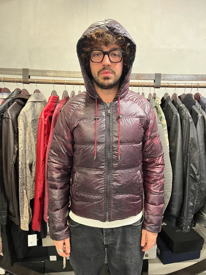 2000s Dolce & Gabbana Bordeaux Reversible Puffer Jacket JIadyuX 1