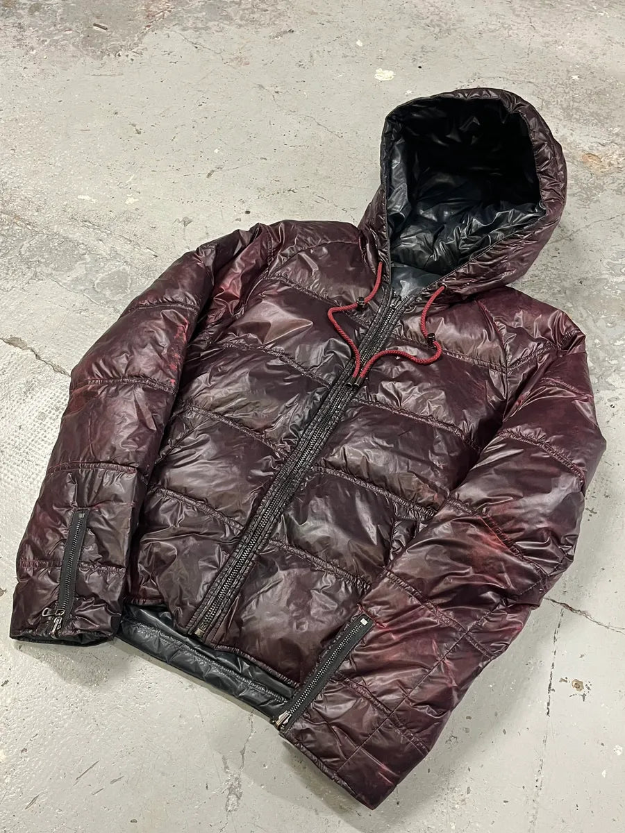 2000s Dolce & Gabbana Bordeaux Reversible Puffer Jacket JIadyuX 6