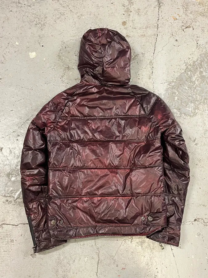 2000s Dolce & Gabbana Bordeaux Reversible Puffer Jacket JIadyuX 8