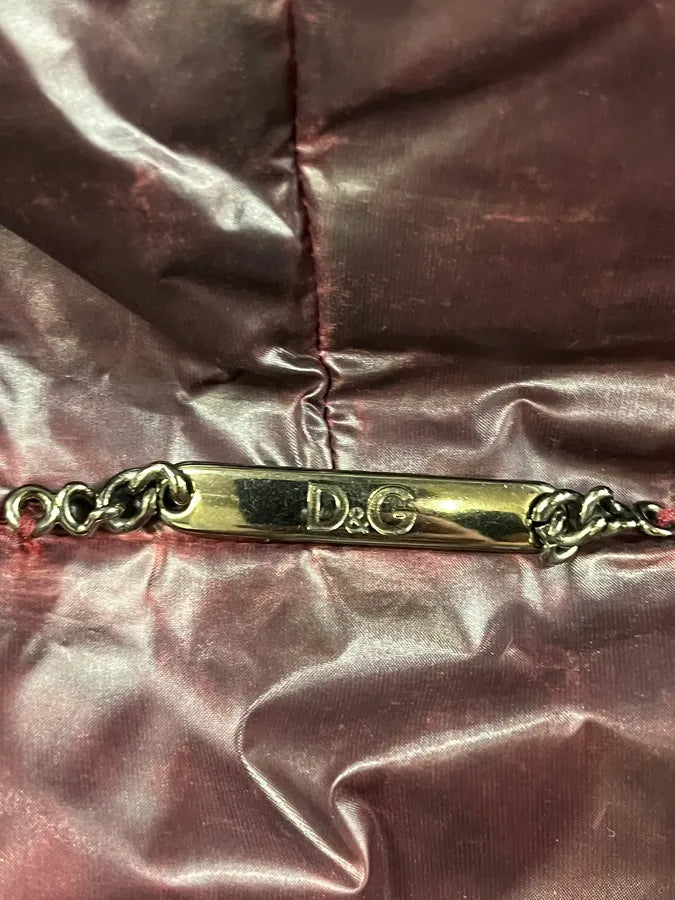 2000s Dolce & Gabbana Bordeaux Reversible Puffer Jacket JIadyuX 14