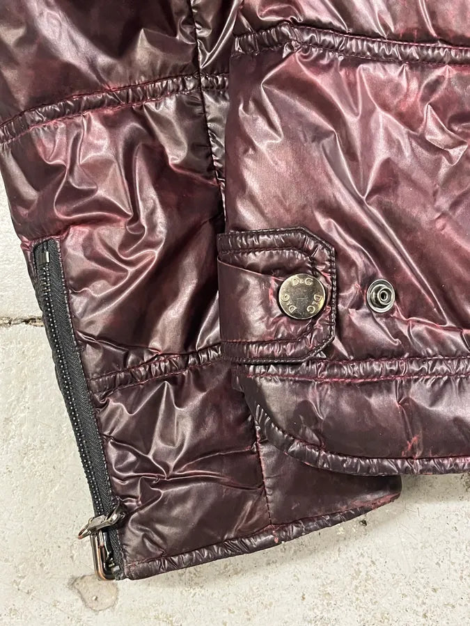 2000s Dolce & Gabbana Bordeaux Reversible Puffer Jacket JIadyuX 13
