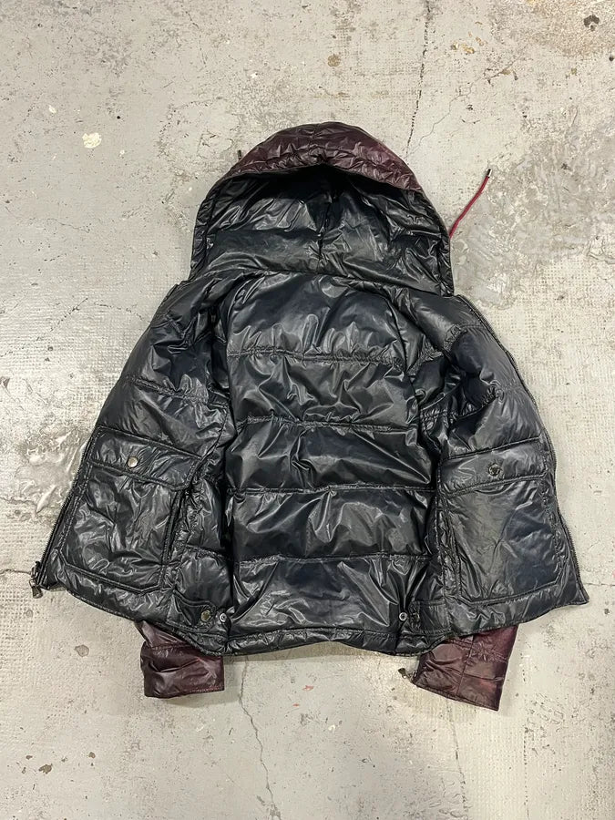 2000s Dolce & Gabbana Bordeaux Reversible Puffer Jacket JIadyuX 11