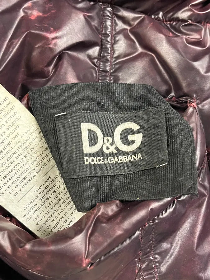 2000s Dolce & Gabbana Bordeaux Reversible Puffer Jacket JIadyuX 15