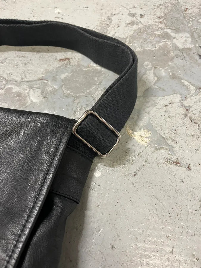 2000s Dolce & Gabbana Boxe Sport Black Leather Shoulder Bag pIryRsp 3