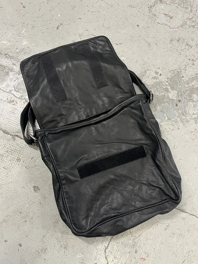 2000s Dolce & Gabbana Boxe Sport Black Leather Shoulder Bag pIryRsp 5