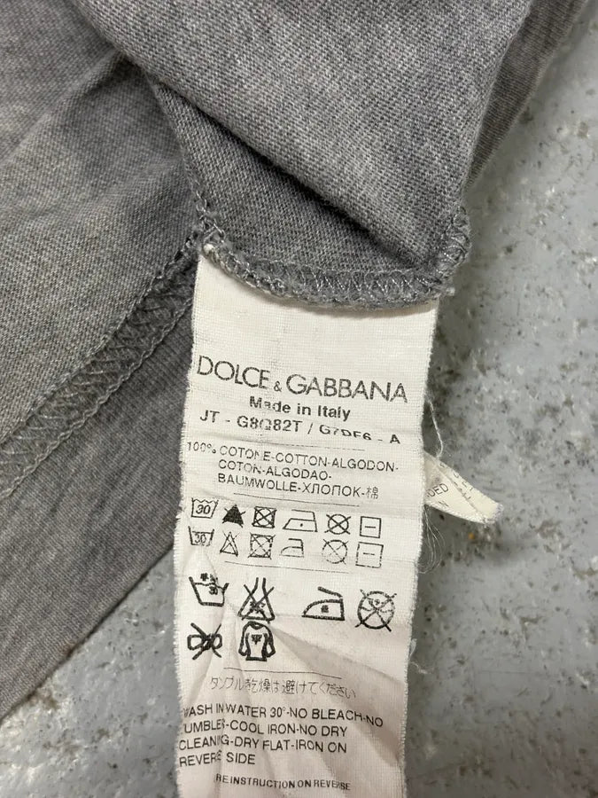 2000s Dolce & Gabbana Brando Grey T-Shirt TfYhiaM 10