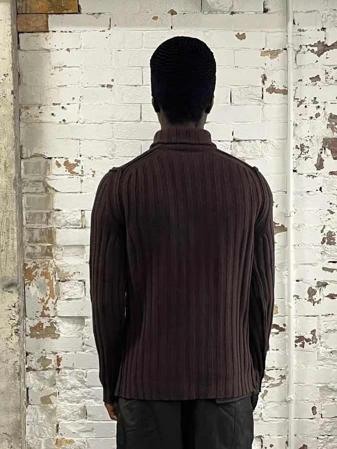 2000s Dolce & Gabbana Brown Buttoned Collar Longsleeves GqyszwC 1