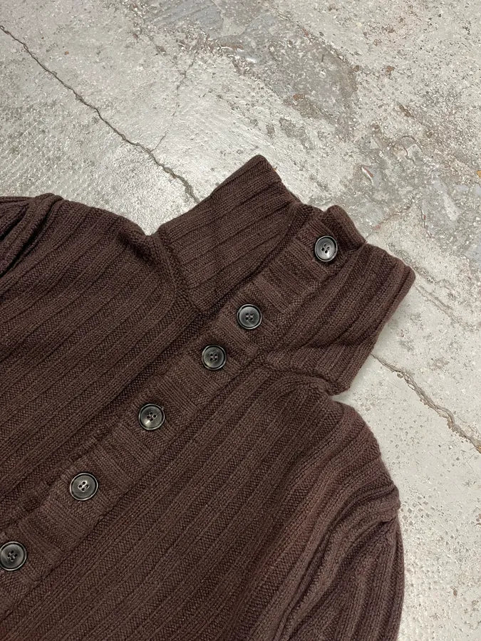 2000s Dolce & Gabbana Brown Buttoned Collar Longsleeves GqyszwC 4