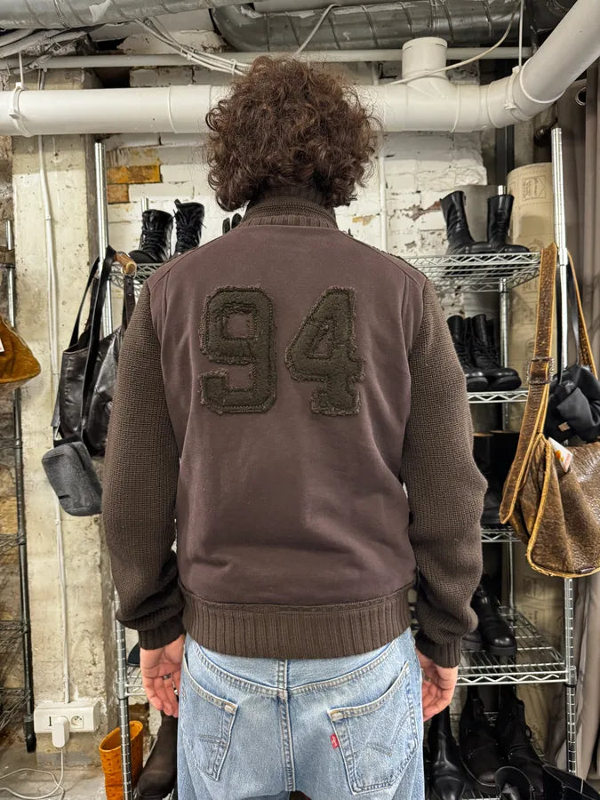 2000s Dolce & Gabbana Brown Cardigan  Wool Jacket fIxfPVz 2