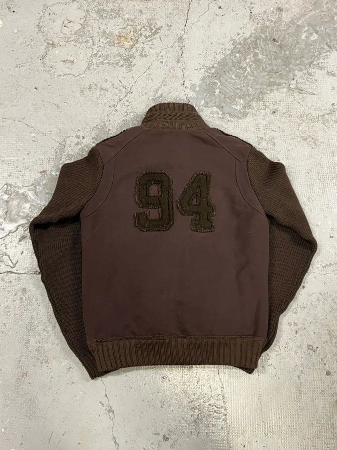 2000s Dolce & Gabbana Brown Cardigan  Wool Jacket fIxfPVz 5