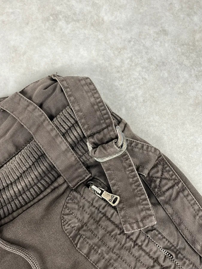 SS2006 Dolce & Gabbana Brown Cargo Jogger Pants vaylKfy 7