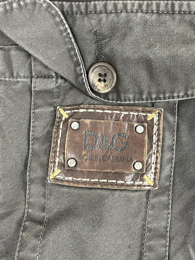 SS2006 Dolce & Gabbana Brown Cargo Jogger Pants vaylKfy 9