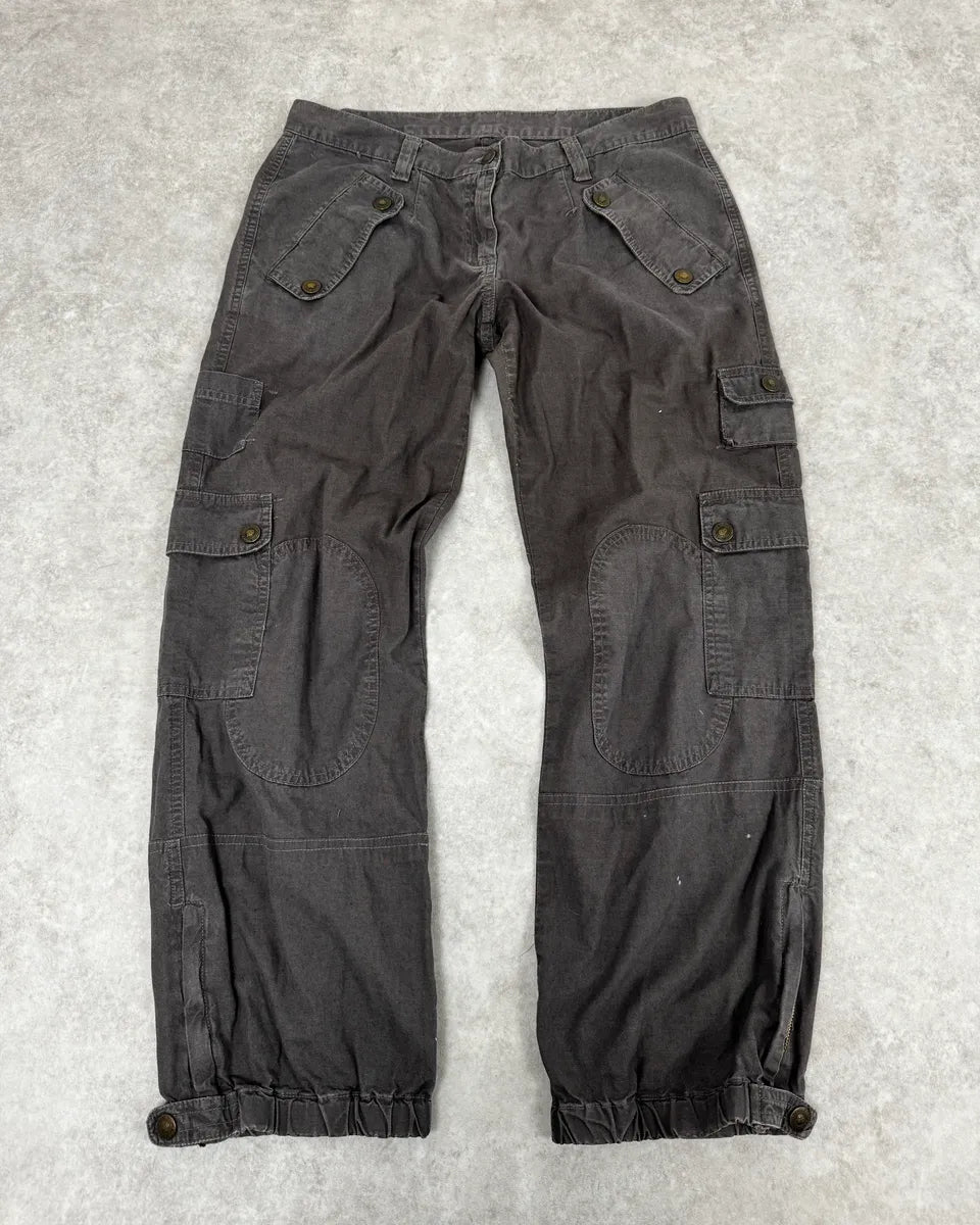 2000s Dolce & Gabbana Brown Cargo Pants BXNyyoI 0