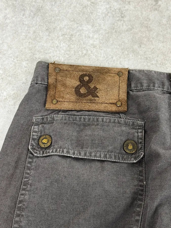 2000s Dolce & Gabbana Brown Cargo Pants BXNyyoI 10