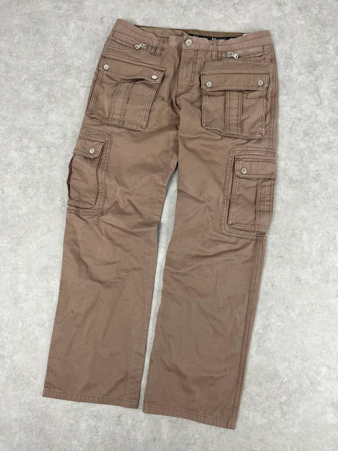 2000s Dolce & Gabbana Beige Cargo Pants hMUcxts 5