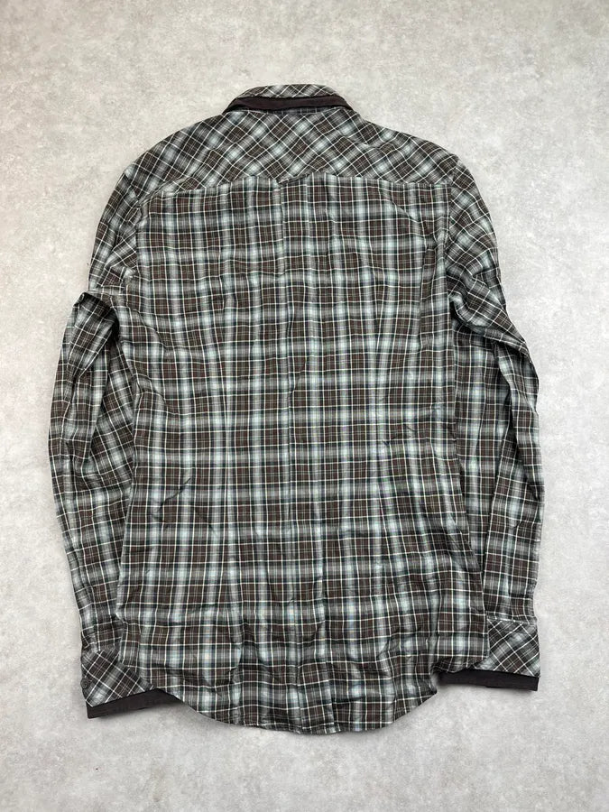SS2011 Dolce & Gabbana Brown Checkered Shirt HbtyRiJ 4