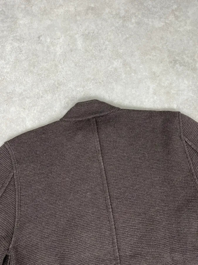 2000s Dolce & Gabbana Brown Classy Zip-up Sweater jQiCryH 6