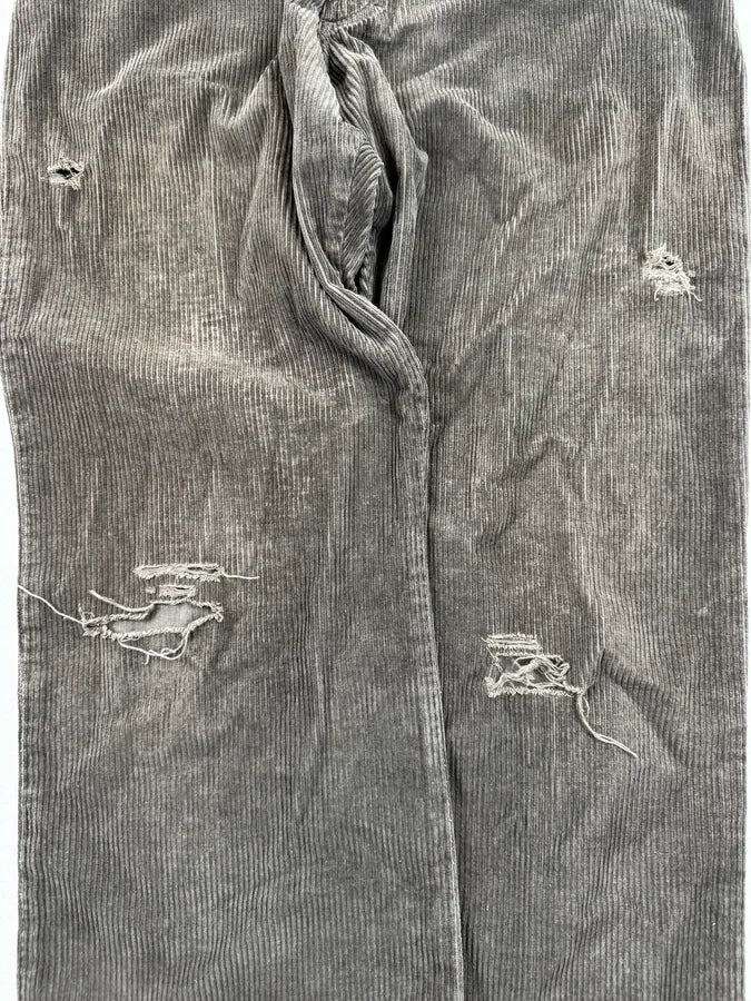 2000s Dolce & Gabbana Brown Corduroy Distressed Pants upALweG 7
