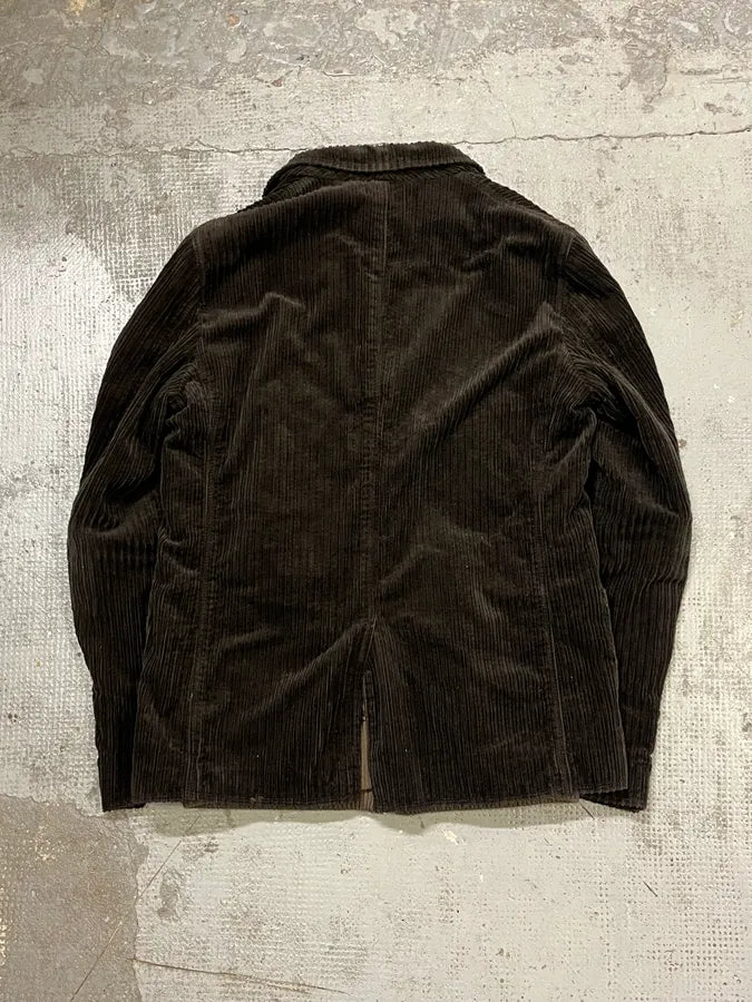 2000s Dolce & Gabbana Brown Corduroy Puffer Double Layer Jacket ijnSjgu 6