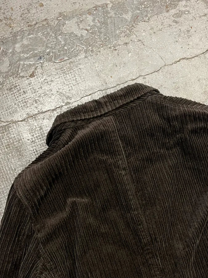 2000s Dolce & Gabbana Brown Corduroy Puffer Double Layer Jacket ijnSjgu 7