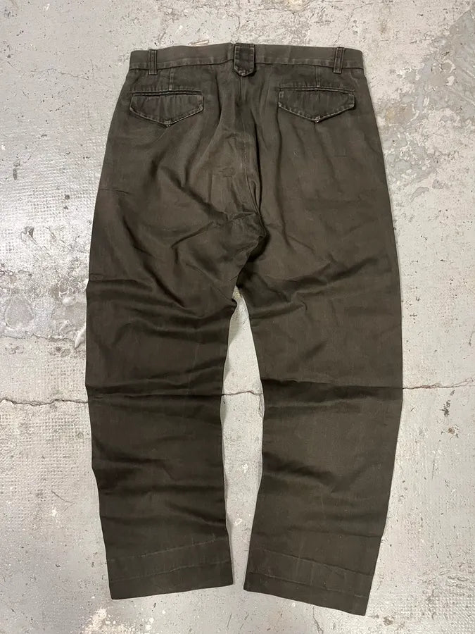 2000s Dolce & Gabbana Brown Faded Cozy Large Pants nCXKXoe 1