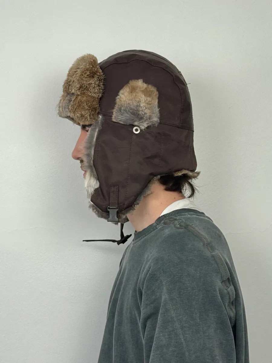 2000s Dolce & Gabbana Brown Fur Chapka Hat EcjmQSL 2