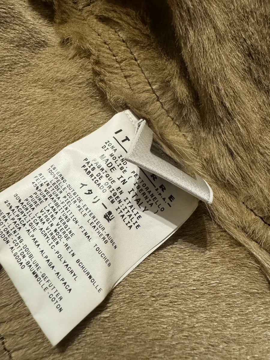 2000s Dolce & Gabbana Brown Fur Premium Leather Jacket (L) 4