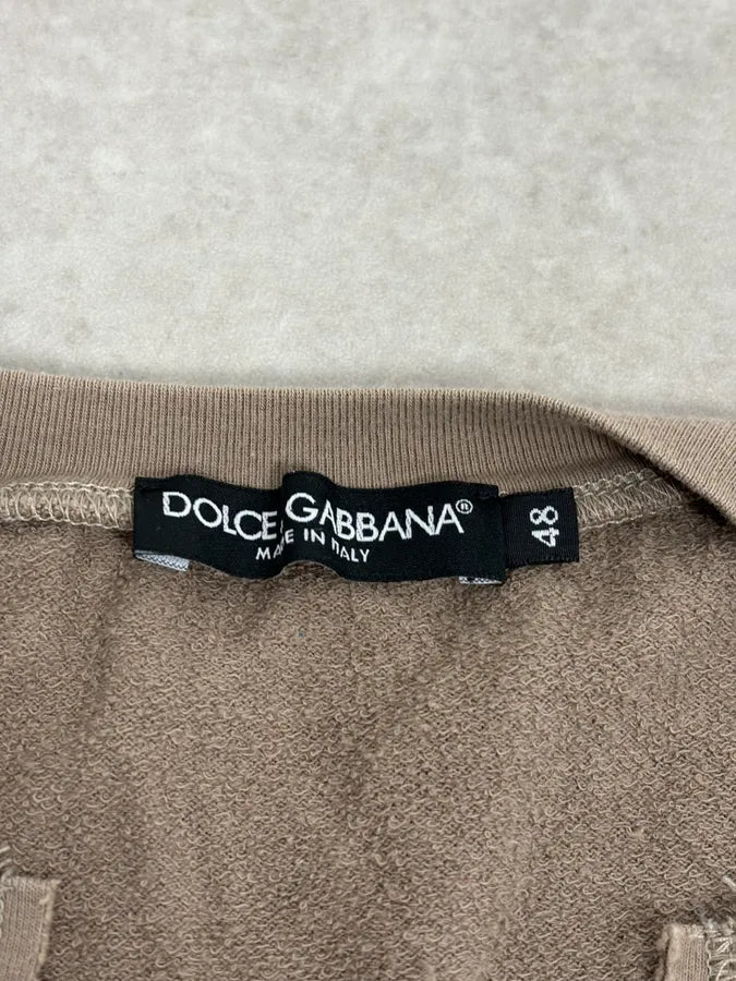 2000s Dolce & Gabbana Khaki Henley Longsleeves RXSAJvO 8
