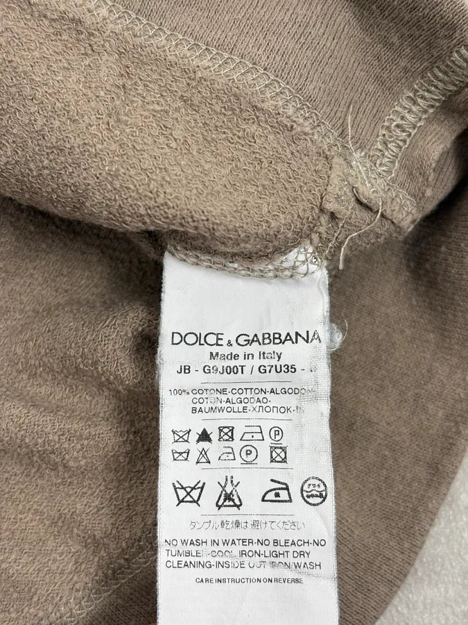 2000s Dolce & Gabbana Khaki Henley Longsleeves RXSAJvO 9
