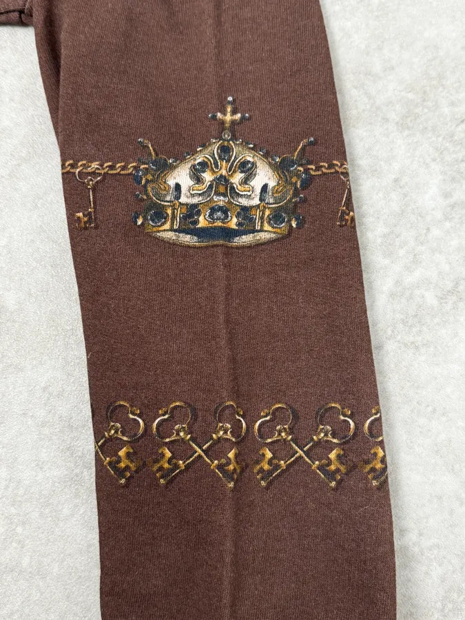 AW2014 Dolce & Gabbana Brown Knight Axe Sweater INgYvEl 8