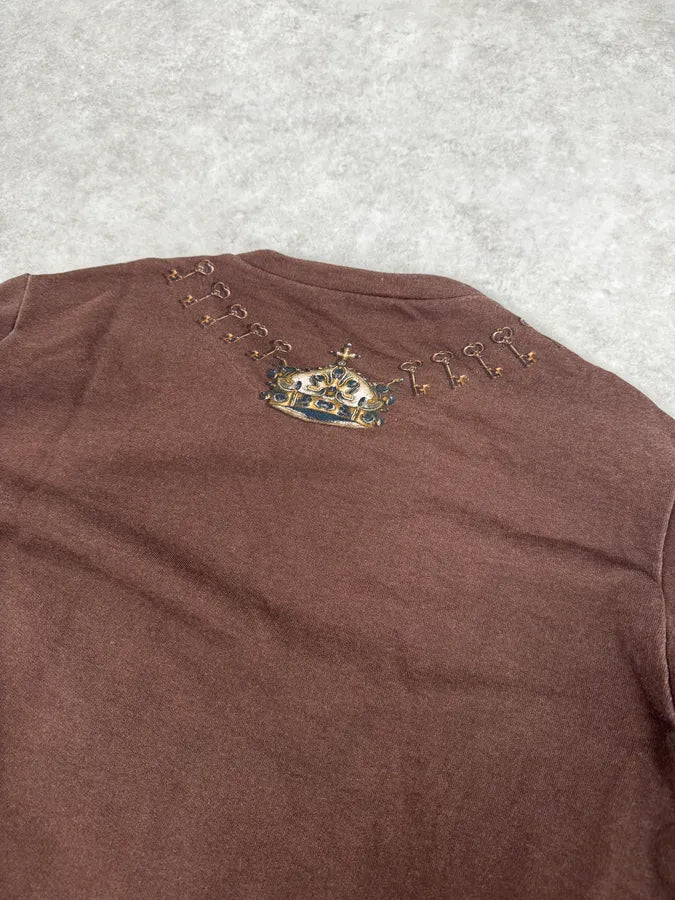 AW2014 Dolce & Gabbana Brown Knight Axe Sweater INgYvEl 5