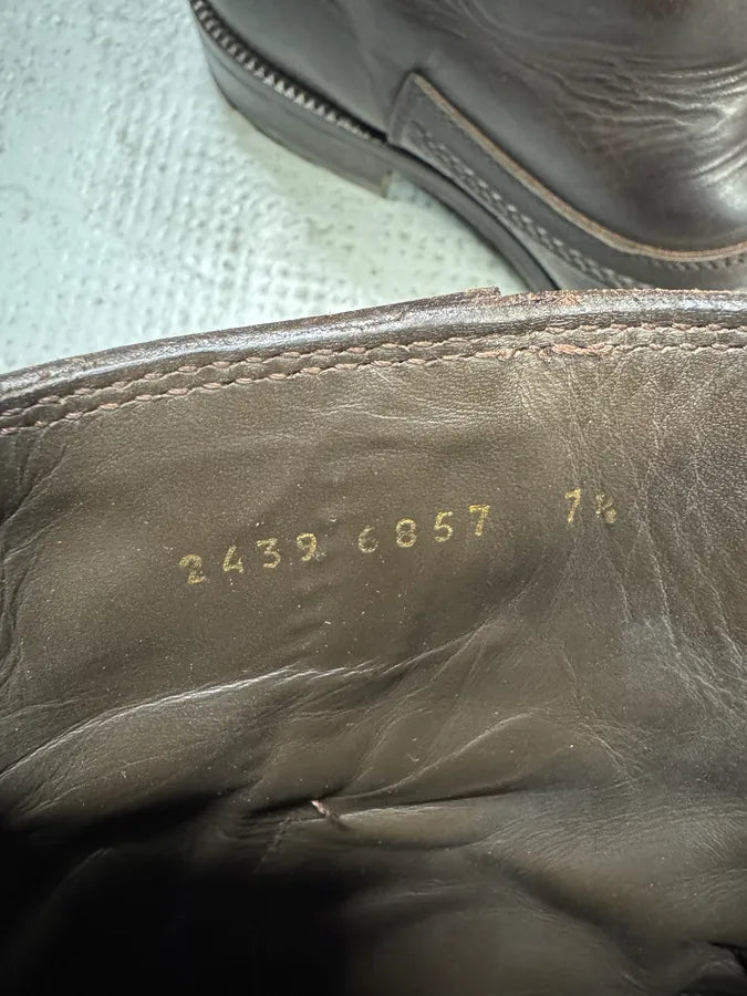 2000s Dolce & Gabbana Brown Leather Boots ITeVokC 9