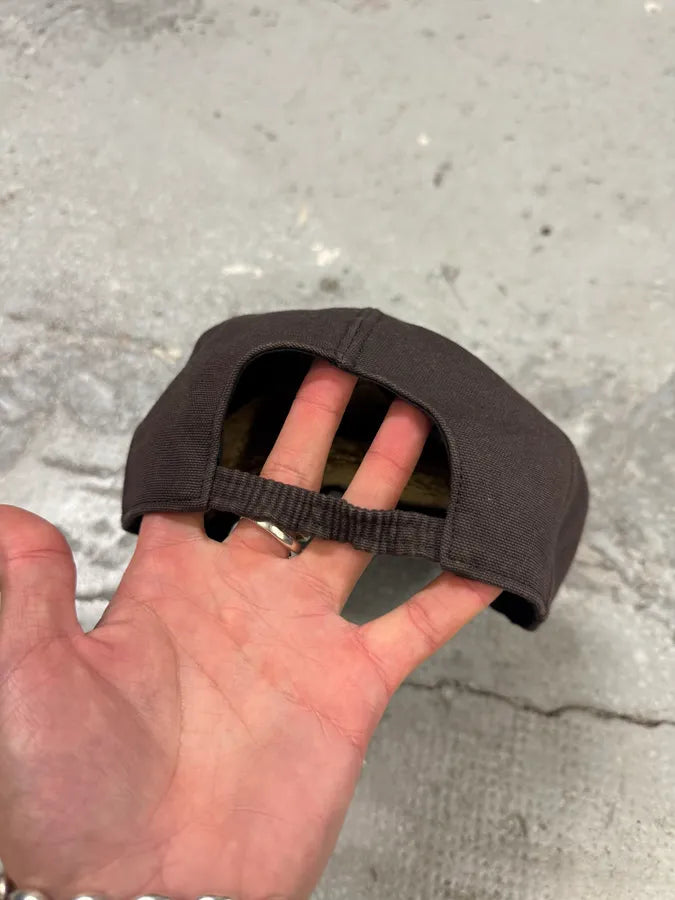 2000s Dolce & Gabbana Brown Leather Cap (M) 4