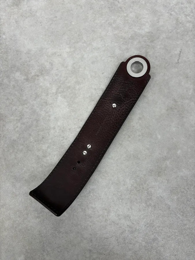 2000s Dolce & Gabbana Brown Leather Chain Bracelet zlUoEKi 4