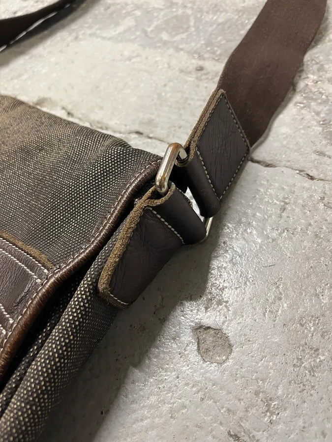 2000s Dolce & Gabbana Brown Leather Hybrid Shoulder Bag (OS) CQLNpOM 5