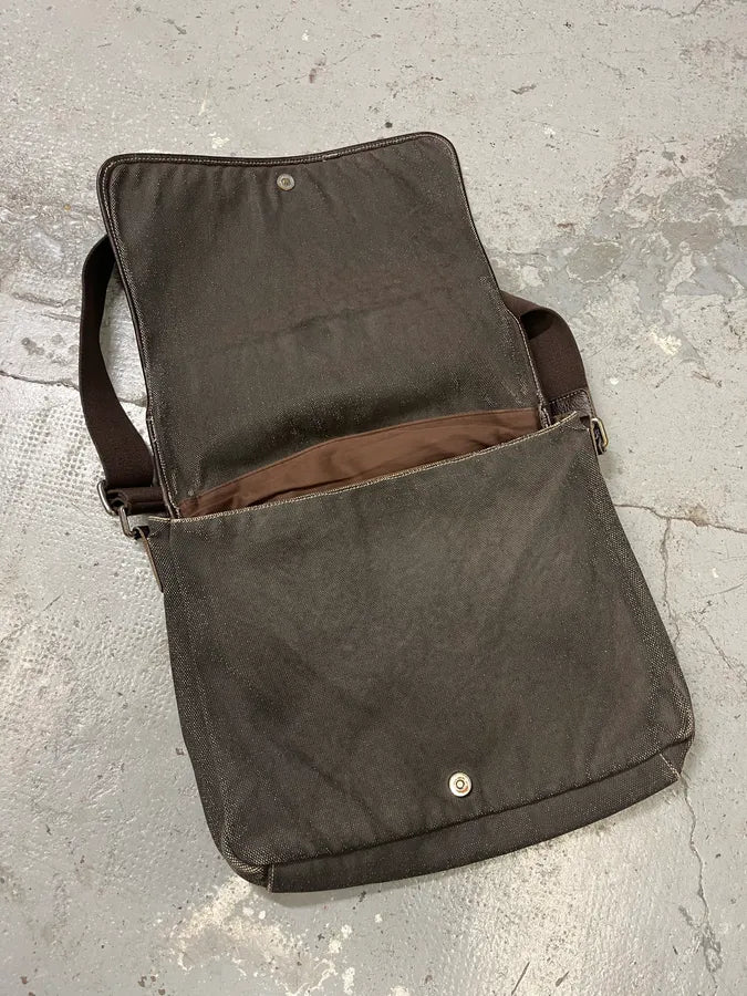 2000s Dolce & Gabbana Brown Leather Hybrid Shoulder Bag (OS) CQLNpOM 6