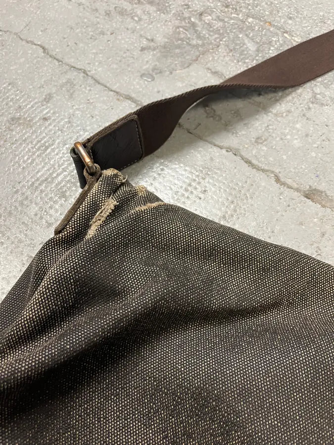 2000s Dolce & Gabbana Brown Leather Hybrid Shoulder Bag (OS) CQLNpOM 9