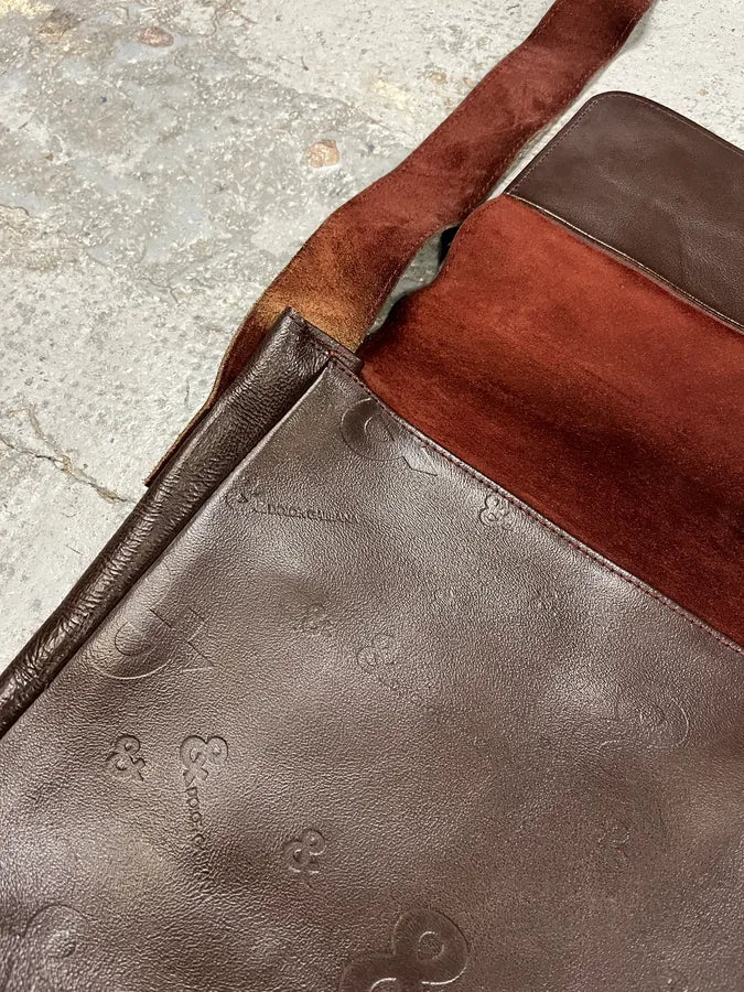 2000s Dolce & Gabbana Brown Leather Shoulder Bag FJnwRVq 7