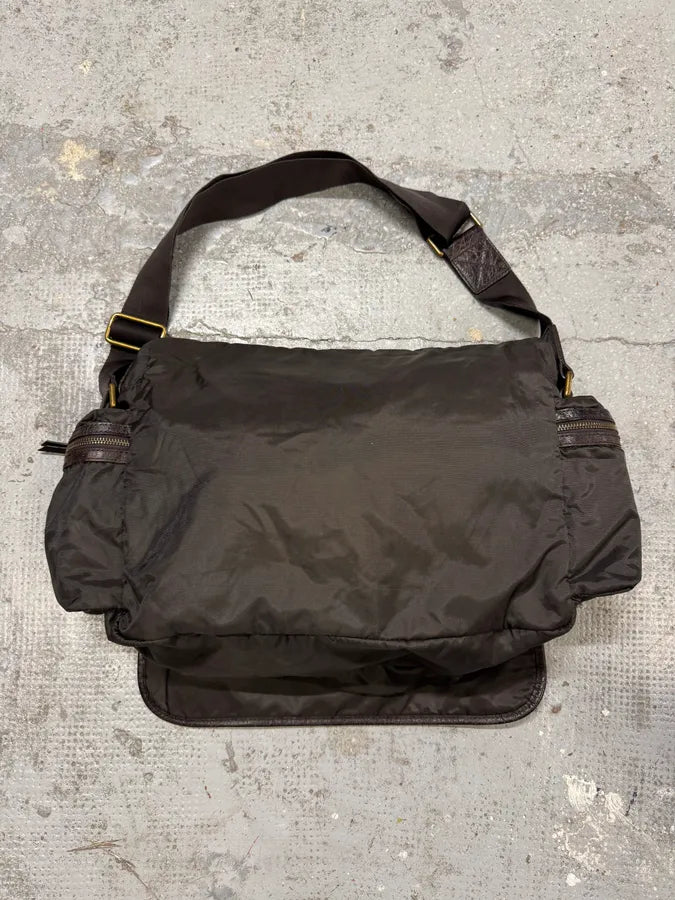 2000s Dolce & Gabbana Brown Leather Shoulder Bag tsTksJg 7