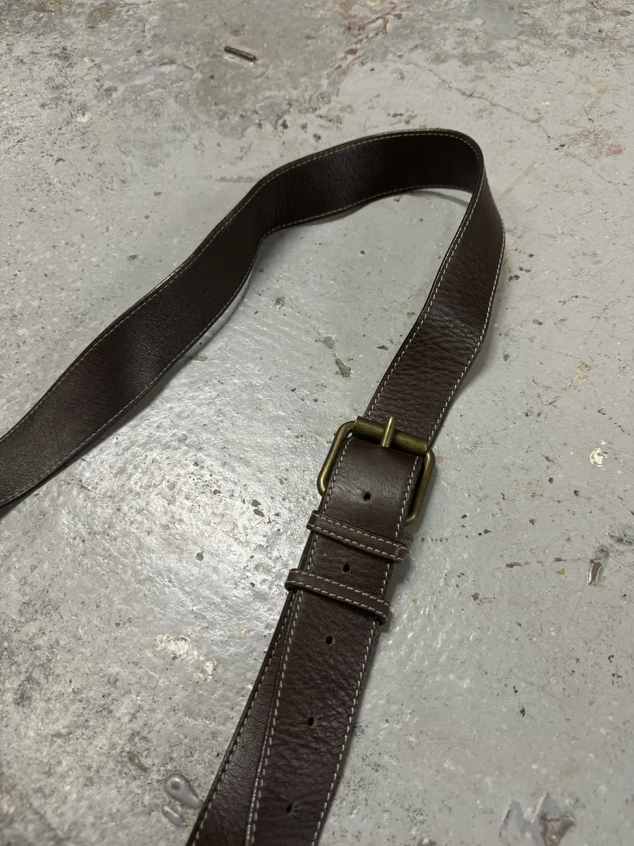 2000s Dolce & Gabbana Brown Pony Hair Cowhide Shoulder Bag WHZIOSC 5