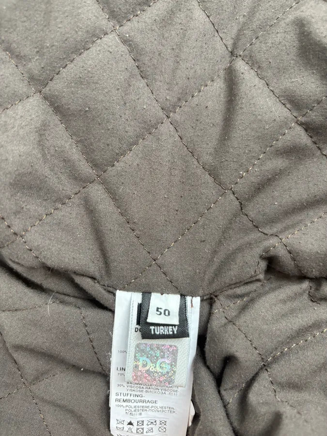 2000s Dolce & Gabbana Brown Premium Biker Leather Jacket hyoiriE 11