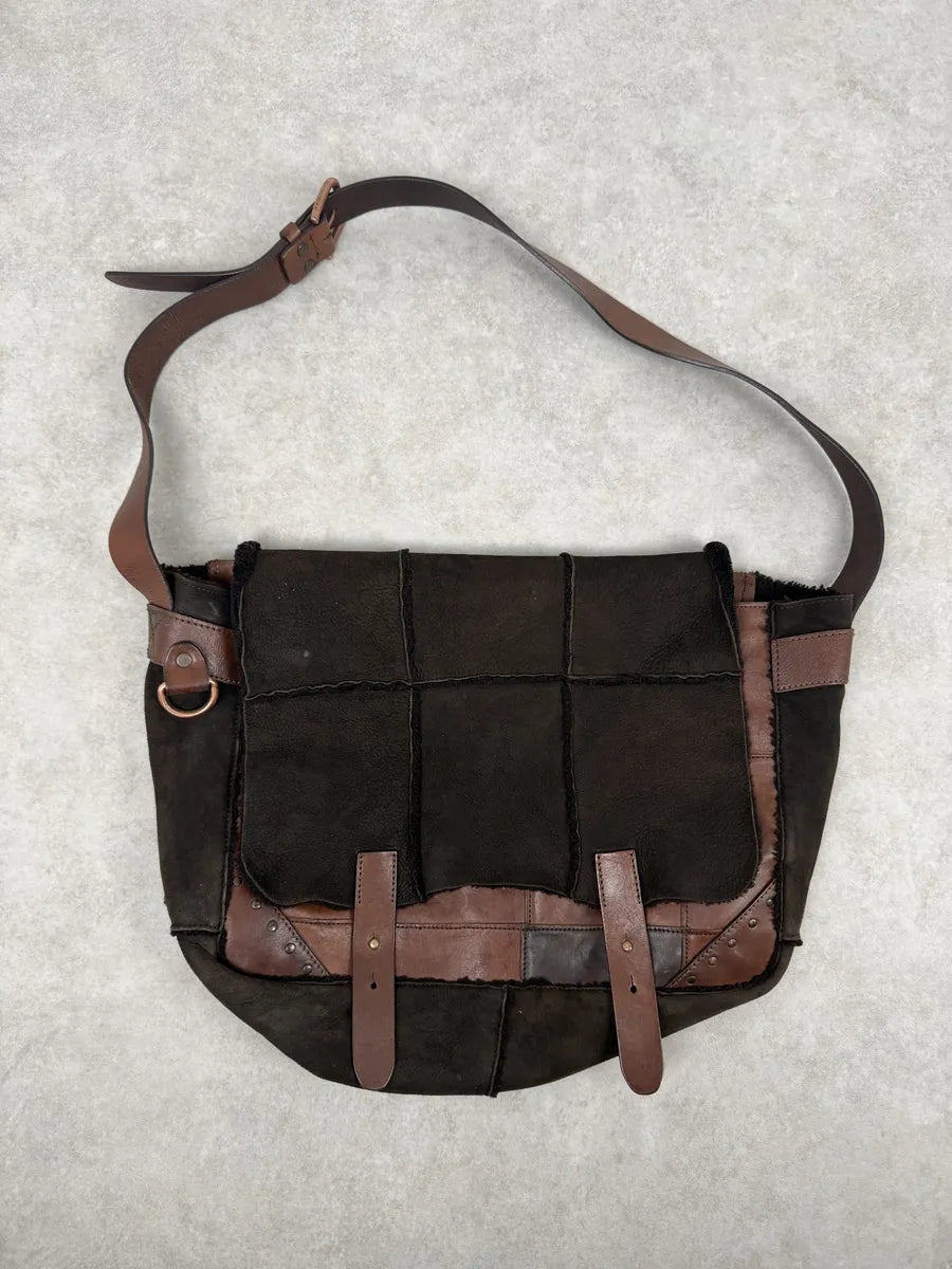 2000s Dolce & Gabbana Brown Premium Leather Bag wRqTNMK 0