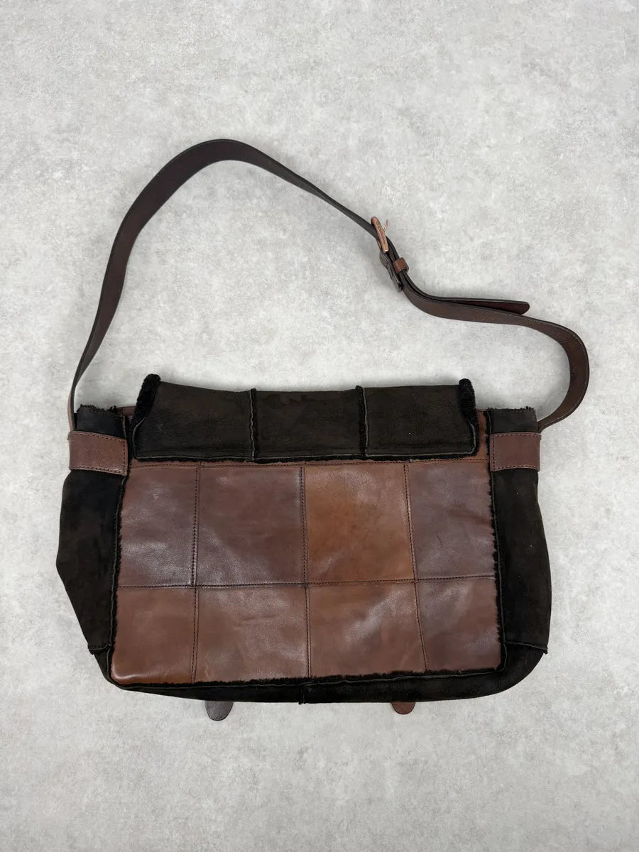 2000s Dolce & Gabbana Brown Premium Leather Bag wRqTNMK 1