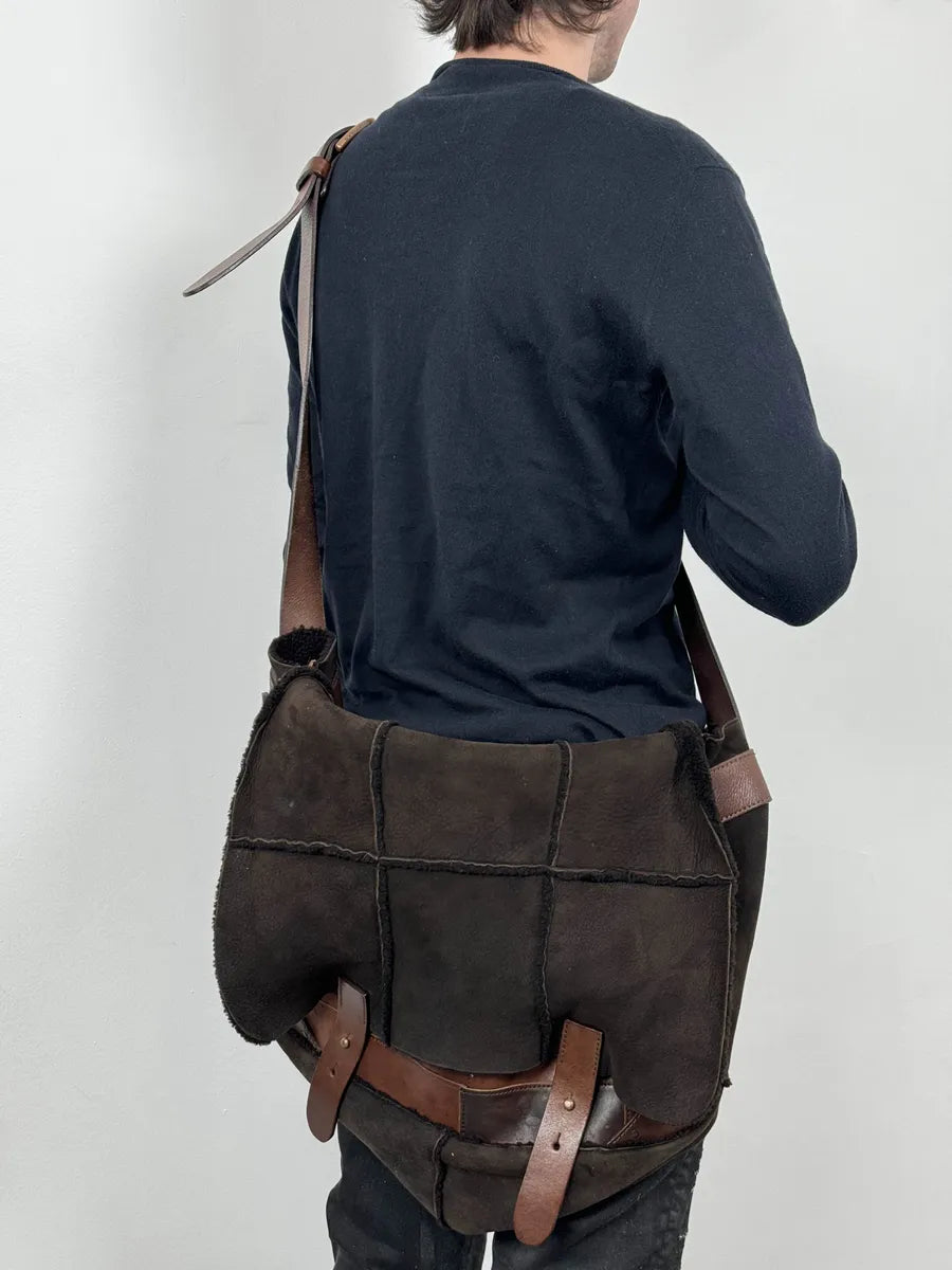 2000s Dolce & Gabbana Brown Premium Leather Bag wRqTNMK 3