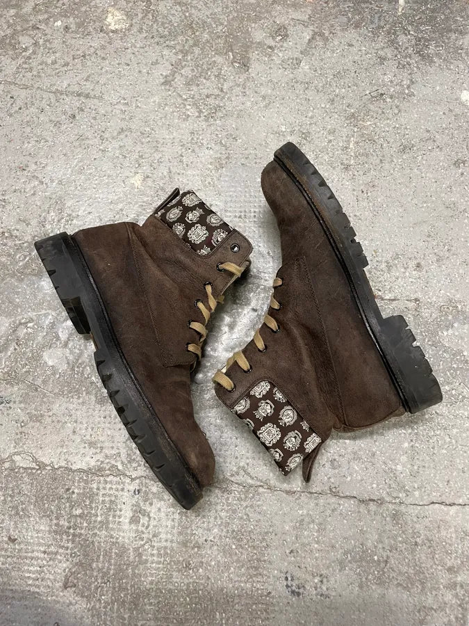 2000s Dolce & Gabbana Brown Premium Leather Boots (42eu/us8.5) 5