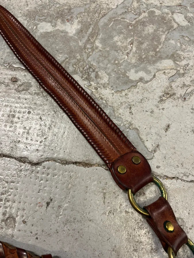 2000s Dolce & Gabbana Brown Python Shoulder Bag RWJdcnu 4