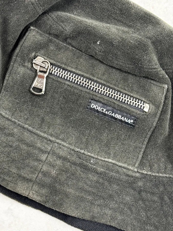 2000s Dolce & Gabbana Faded Black Tactical Fisher Hat bfVAhEh 7