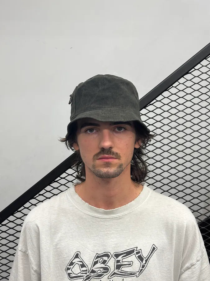 2000s Dolce & Gabbana Faded Black Tactical Fisher Hat bfVAhEh 1